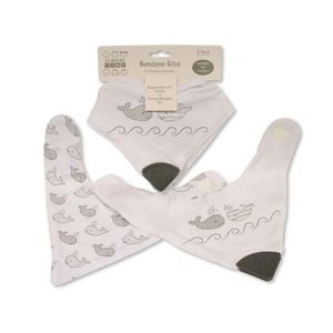 2 Pack Teether Bandana Bibs With BPA Free